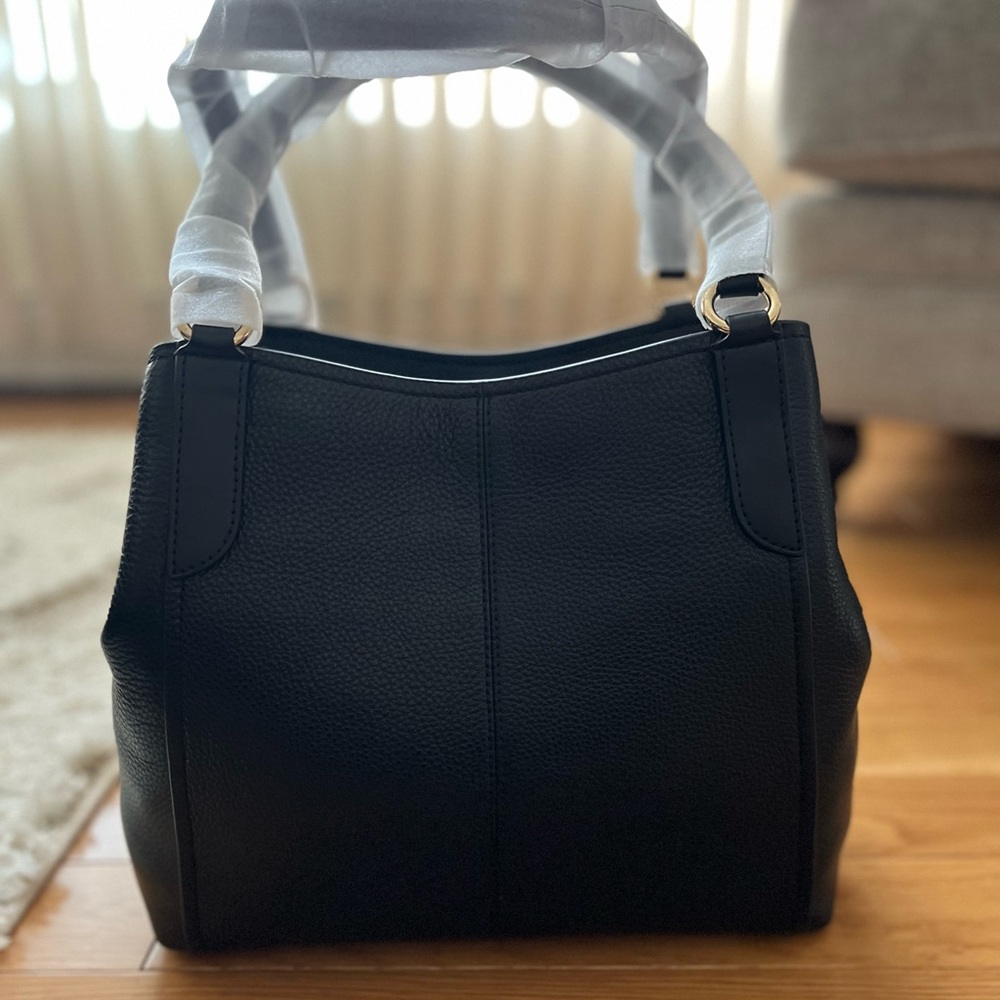 Michael Kors Molly Large pebbled Leather Tote Bag - Picture 6 of 9